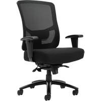 Raven 400 High-Back Heavy-Duty Synchro-Tilter, Mesh, Black, 400 lbs. Capacity Advanced Consulting and Training Ltd.