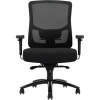 Raven 400 High-Back Heavy-Duty Synchro-Tilter, Mesh, Black, 400 lbs. Capacity Advanced Consulting and Training Ltd.