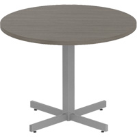 Newland Height-Adjustable Round Table, 36" L x 36" W x 29" H, 1" Top, Laminate, Brown Advanced Consulting and Training Ltd.