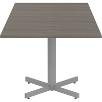 Newland Height-Adjustable Square Table, 36" L x 36" W x 29" H, 1" Top, Laminate, Brown Advanced Consulting and Training Ltd.