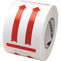 This Side Up Pictogram Special Handling Labels, 6" L x 4" W, Red on White Advanced Consulting and Training Ltd.