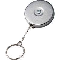 Porte-cl&eacute;s autor&eacute;tractable de s&eacute;rie Original, Chrome, C&acirc;ble 24", Fixation Agrafe de ceinture Advanced Consulting and Training Ltd.