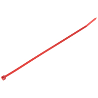 Intermediate Cable Ties, 8" Long, 40 lbs. Tensile Strength, Red Advanced Consulting and Training Ltd.