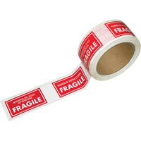 Rubans avec messages pr&eacute;-imprim&eacute;s, 1-7/8" la, Blanc/rouge Advanced Consulting and Training Ltd.