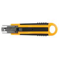 Couteau autor&eacute;tractable ATK1000, 18 mm, Acier au carbone, Prise en Plastique Advanced Consulting and Training Ltd.