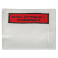 Pochette pour bordereau d'exp&eacute;dition, 4-1/2" lo x 5-1/2" la, Style Insertion par l'arri&egrave;re Advanced Consulting and Training Ltd.