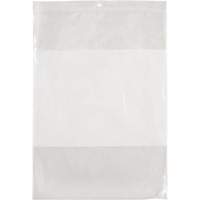 White Block Poly Bags, Reclosable, 12" x 9", 2 mils Advanced Consulting and Training Ltd.