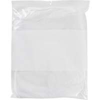 White Block Poly Bags, Reclosable, 15" x 12", 2 mils Advanced Consulting and Training Ltd.