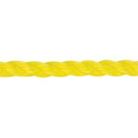 Corde jaune tress&eacute;e 3/8", Polypropyl&egrave;ne, 630' Advanced Consulting and Training Ltd.