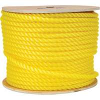 Corde jaune tress&eacute;e 1/2", Polypropyl&egrave;ne, 335' Advanced Consulting and Training Ltd.