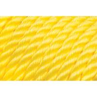 Corde jaune tress&eacute;e 5/8", Polypropyl&egrave;ne, 200' Advanced Consulting and Training Ltd.