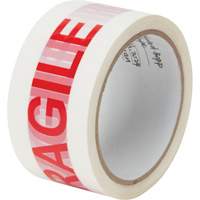 "Fragile" Box Sealing Tape, Hot Melt Adhesive, 2 mils, 48 mm (2") x 100 m (328') Advanced Consulting and Training Ltd.