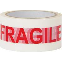 "Fragile" Box Sealing Tape, Hot Melt Adhesive, 2 mils, 48 mm (2") x 100 m (328') Advanced Consulting and Training Ltd.