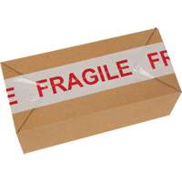 "Fragile" Box Sealing Tape, Hot Melt Adhesive, 2 mils, 48 mm (2") x 100 m (328') Advanced Consulting and Training Ltd.