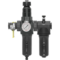 Filtre + r&eacute;gulateur + lubrificateur &agrave; drain manuel avec bol standard et manom&egrave;tre Modulair 400, 3/4" NPT Advanced Consulting and Training Ltd.