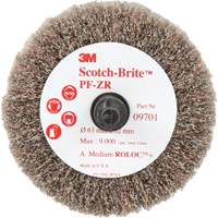 Scotch-Brite Roloc Cut and Polish Flap Brush, PF-ZR, Aluminum Oxide, Medium Grit, 2-1/2" x 1-1/4" Advanced Consulting and Training Ltd.