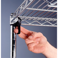 Super Adjustable Super Erecta&reg; Shelving, Add-On Kit, 5 Tiers, 36" W x 86-5/8" H x 24" D Advanced Consulting and Training Ltd.