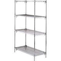 Shelving Unit, 4 Tiers, 36" W x 63" H x 18" D Advanced Consulting and Training Ltd.