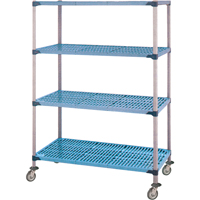 Shelving Unit, 4 Tiers, 36" W x 68" H x 18" D Advanced Consulting and Training Ltd.