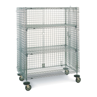 Wire Shelf Cart, Chrome Plated, 21-1/2" x 68-1/2" x 40", 500 lbs. Capacity Advanced Consulting and Training Ltd.