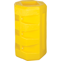 Column Protectors, 6-1/4" x 6-1/4" Inside Opening, 23-1/2" L x 23-1/2" W x 39-1/2" H, Yellow Advanced Consulting and Training Ltd.