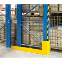 Protecteurs d'all&eacute;es de rayonnages, 3" la x 50" lo x 16" h, Jaune s&eacute;curit&eacute; OSHA Advanced Consulting and Training Ltd.