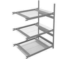 &eacute;tag&egrave;re de grande largeur, Acier, Sans boulons, Capacit&eacute; 1340 lb, 42" la x 60" h x 32" p Advanced Consulting and Training Ltd.