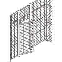 Standard-Duty Wire Mesh Partition Swing Door, 3' W x 7' H Advanced Consulting and Training Ltd.