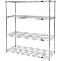 &eacute;tag&egrave;res robustes en treillis chromat&eacute;, Tiers 4, 36" la x 54" h x 24" p Advanced Consulting and Training Ltd.