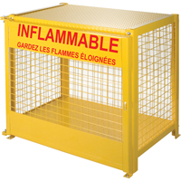 Armoires pour cylindres &agrave; gaz, nbre de bouteilles: 6, 44" , 30" , 37" , Jaune Advanced Consulting and Training Ltd.