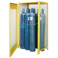 Armoires pour cylindres &agrave; gaz, nbre de bouteilles: 10, 44" , 30" , 74" , Jaune Advanced Consulting and Training Ltd.