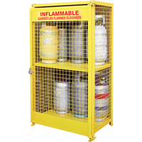 Armoires pour cylindres &agrave; gaz, nbre de bouteilles: 12, 44" , 30" , 74" , Jaune Advanced Consulting and Training Ltd.