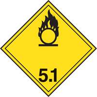 TDG Shipping Labels, Class 5.1, Oxidizing Substances, Paper Advanced Consulting and Training Ltd.