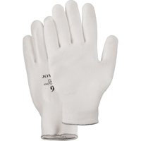 Gants enduit &agrave; paume tricot&eacute;e blanc, Taille Petit/7, Rev&ecirc;tement Polyur&eacute;thane, Enveloppe en PEHP, EN 388 niveau 2 Advanced Consulting and Training Ltd.