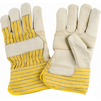 Gants d'ajusteur doubl&eacute;s pour l'hiver &agrave; paume renforc&eacute;e, T-Grand, Paume en Cuir fleur de vache, Doublure en Molleton de coton Advanced Consulting and Training Ltd.