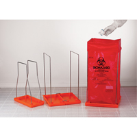 Clavies&reg; Bag Holders, Bio-Hazard, 14" L x 14" W Advanced Consulting and Training Ltd.