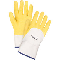 Gants enduits au fini rugueux, 10/T-Grand, R&ecirc;vetement Latex de caoutchouc, Enveloppe en Coton Advanced Consulting and Training Ltd.