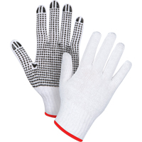 Dotted String Knit Gloves, Poly/Cotton, Single Sided, 7 Gauge, Small Advanced Consulting and Training Ltd.