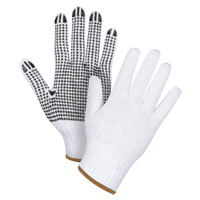 Gants tricot&eacute;s &agrave; pois, Poly/coton, Un c&ocirc;t&eacute;, Calibre 7, Grand Advanced Consulting and Training Ltd.
