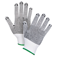 Gants tricot&eacute;s deux c&ocirc;t&eacute;s &agrave; pois, Poly/coton, Deux c&ocirc;t&eacute;s, Calibre 7, Moyen Advanced Consulting and Training Ltd.