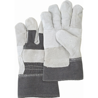 Standard-Duty Patch Palm Fitters Gloves, Large, Split Cowhide Palm, Cotton Inner Lining Advanced Consulting and Training Ltd.