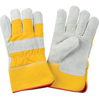 Gants d'ajusteur doubl&eacute;s pour l'hiver de premi&egrave;re qualit&eacute;, Grand, Paume en Cuir de vache refendu, Doublure en Molleton de mousse Advanced Consulting and Training Ltd.