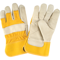 Gants d'ajusteur de premi&egrave;re qualit&eacute;, Grand, Paume en Cuir fleur de vache, Doublure en Coton Advanced Consulting and Training Ltd.