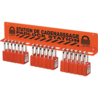 Unfilled Padlock Rack Station Advanced Consulting and Training Ltd.
