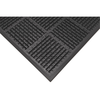 Outfront Reversible No. 227 Mat, Rubber, Scraper Type, Slotted Pattern, 3' x 6', Black Advanced Consulting and Training Ltd.