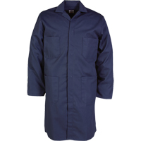 Lab Coat, Poly-Cotton, 46, Navy Blue Advanced Consulting and Training Ltd.