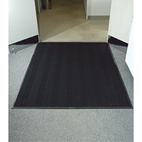 Waterhog&reg; Eco Elite Matting, Wiper/Scraper, 4' x 6' x 3/8", Black Smoke Advanced Consulting and Training Ltd.