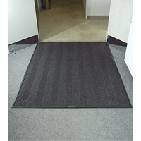 Waterhog&reg; Eco Elite Matting, Wiper/Scraper, 6' x 6' x 3/8", Grey Ash Advanced Consulting and Training Ltd.