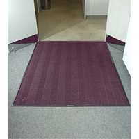 Waterhog&reg; Eco Elite Matting, Wiper/Scraper, 6' x 6' x 3/8", Maroon Advanced Consulting and Training Ltd.