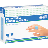 Bandages, Rectangulaire/carr&eacute;e, 3", Tissu d&eacute;tectable, St&eacute;rile Advanced Consulting and Training Ltd.